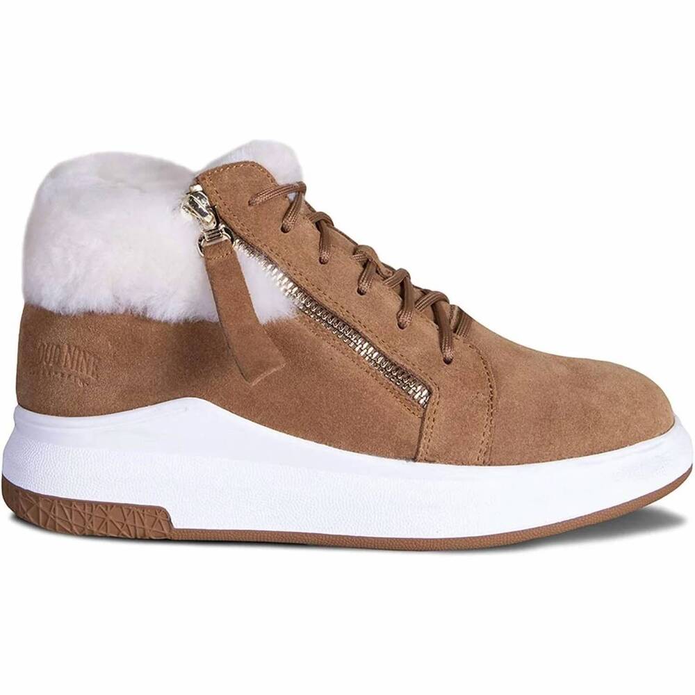 NEW CLOUD NINE women's randi sneaker booties in chestnut